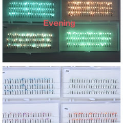 60pcs Mermaid Eyelashes Sequined Nightclub Stage Makeup False Eyelashes