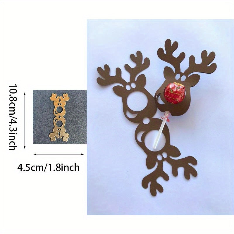 Christmas Reindeer Metal Cutting Die Scrapbooking Paper Craft Punch Art Cutter
