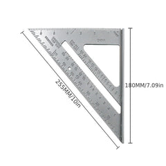 Aluminum Alloy Speed Protractor Miter 3 Right Angles Scriber Saw Guide Rail
