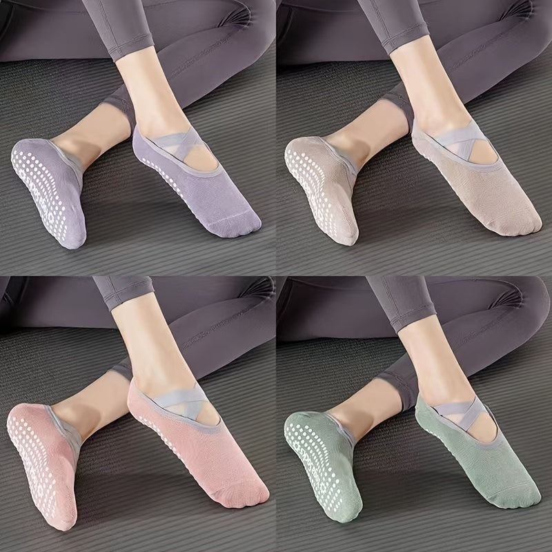 Women's Non Slip Yoga Pilates Training Socks