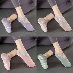 Women's Non Slip Yoga Pilates Training Socks