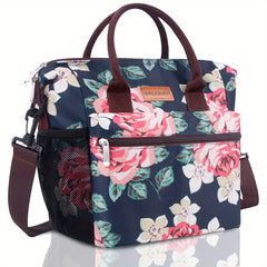 Floral Insulation Bag for Outdoors