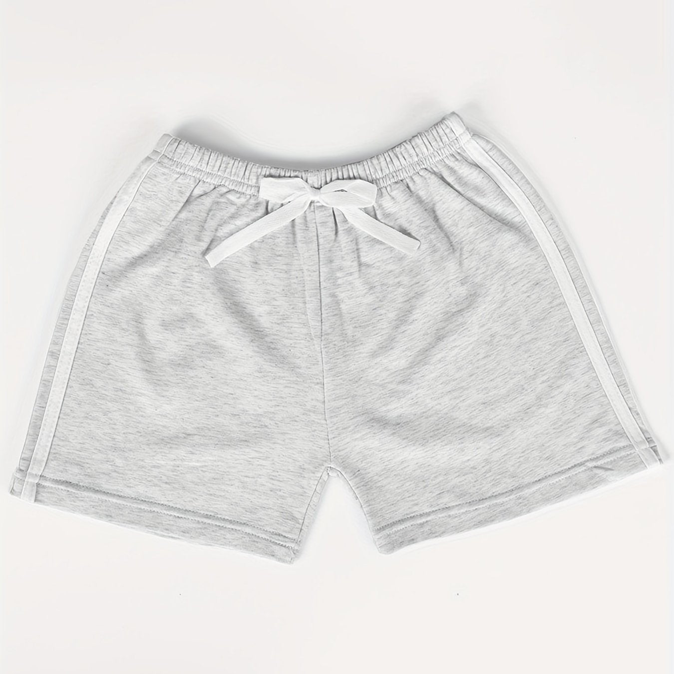 Boys Casual Striped Shorts Drawstrings Elastic Waist for Summer Holiday