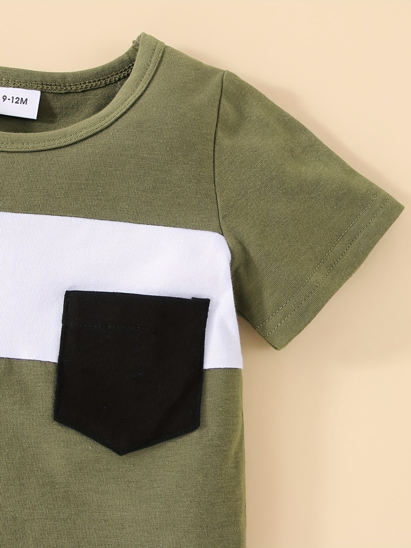 2pcs Baby Boys Casual T shirt & Shorts Set Clothes