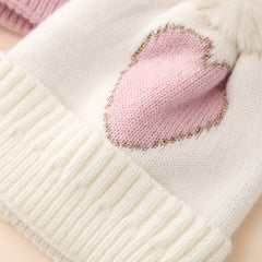 Winter Baby Hat Knitted Warm Woolen Hat For 0-12 Months Baby Boys Girls