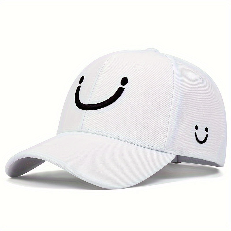 Men's Smile Face Baseball Cap Adjustable Sun Hat