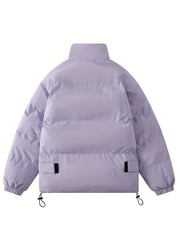 Casual Puffer Coat Warm Jacket for Winter Sports Women