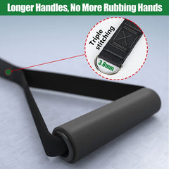PACEARTH Resistance Bands Set With Handles Door Anchor & Ankle Straps