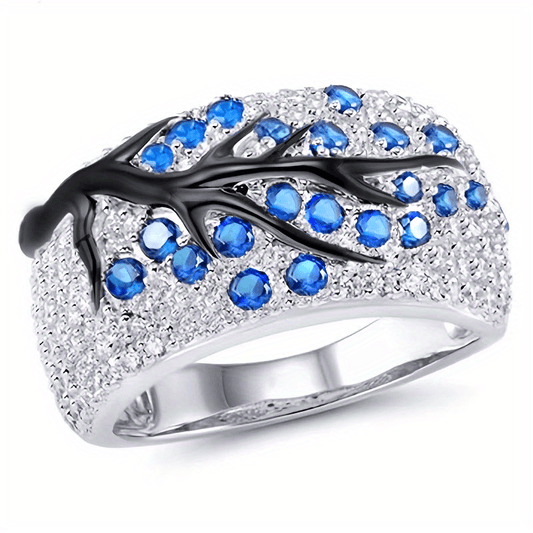 Tree Of Life Zircon Ring For Women & Girls