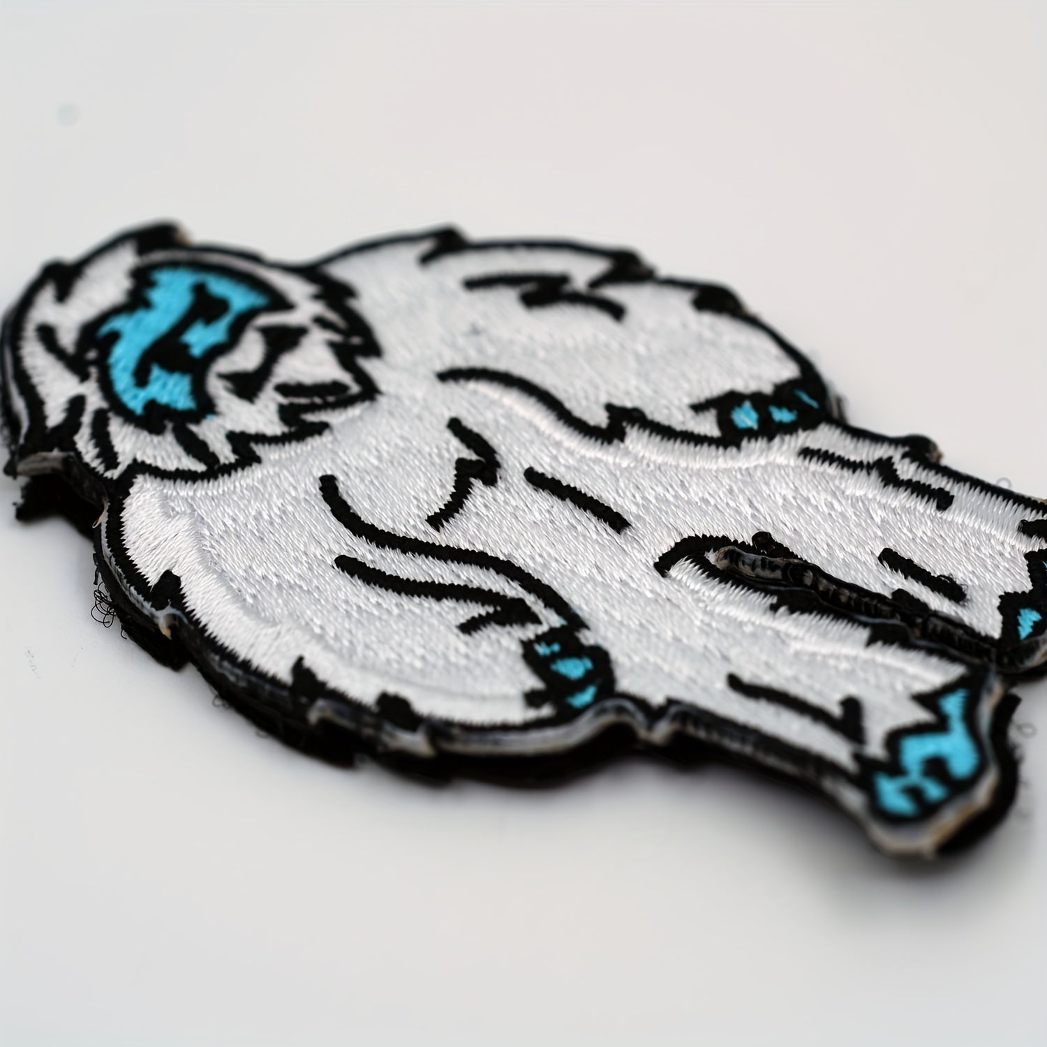 Snow Man Embroidered Morale Patch PVC Applique Fastener Hook & Loop