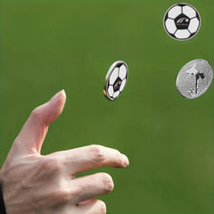 Football Soccer Referee Toss Coin - Portable for Training & Competition