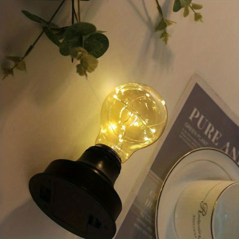 Retro Nursery Night Light Camping Tent Light Warm Alkaline Box Safe Decor
