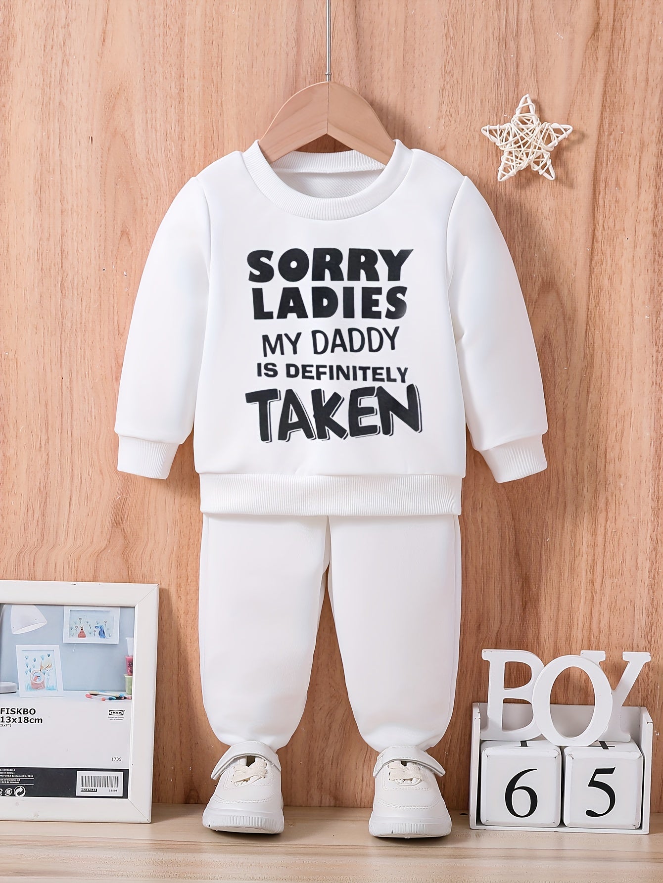 Infant Baby Trousers Long Sleeve Sweatshirt Set