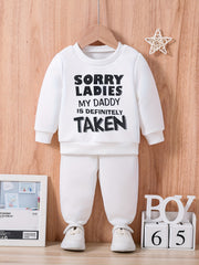 Infant Baby Trousers Long Sleeve Sweatshirt Set