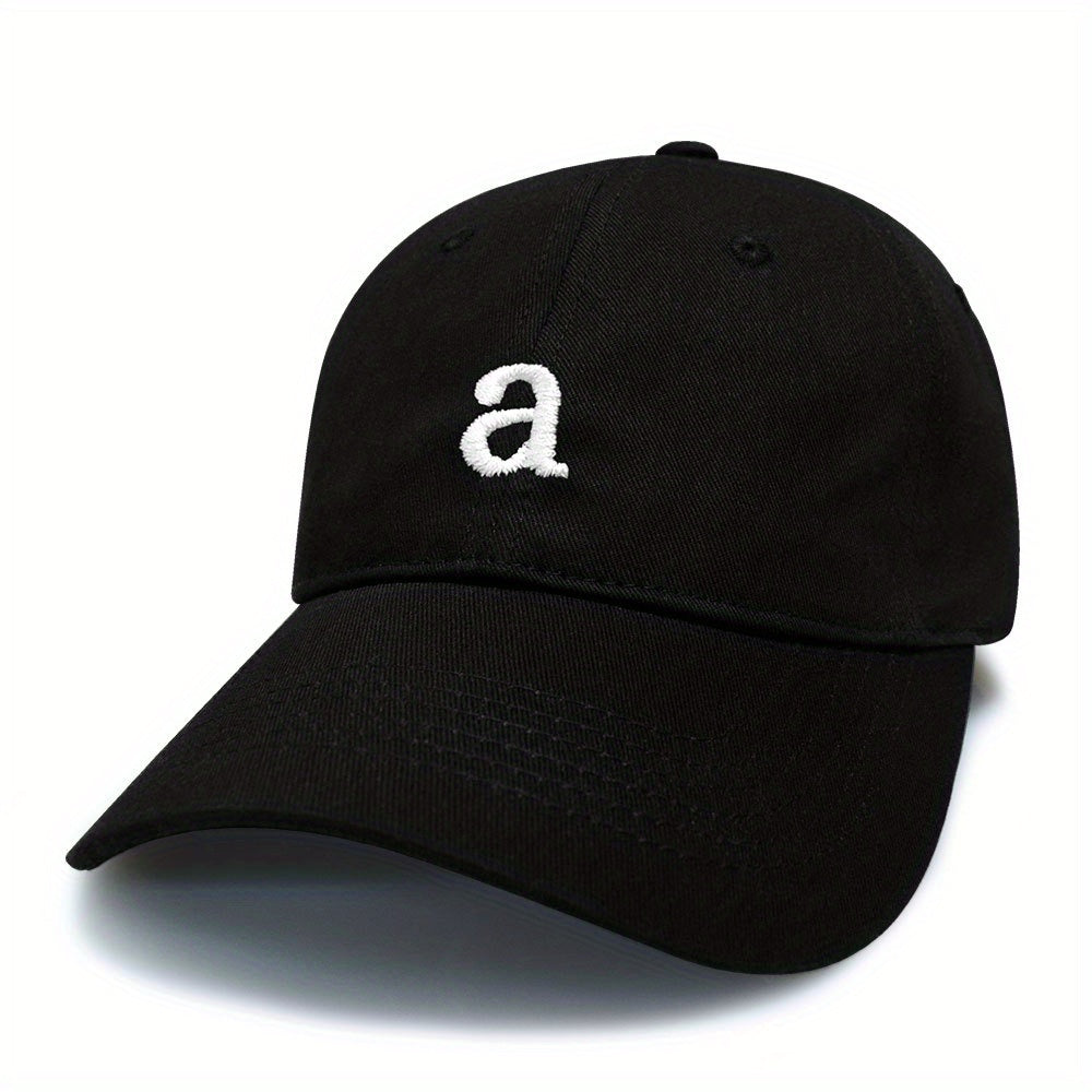 Embroidered Baseball Cap Solid Cotton Dad Hats Lightweight Sun Hats