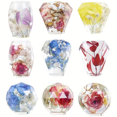 5pcs Geometric Spherical Wine Bottle Crystal Molds With Stopper