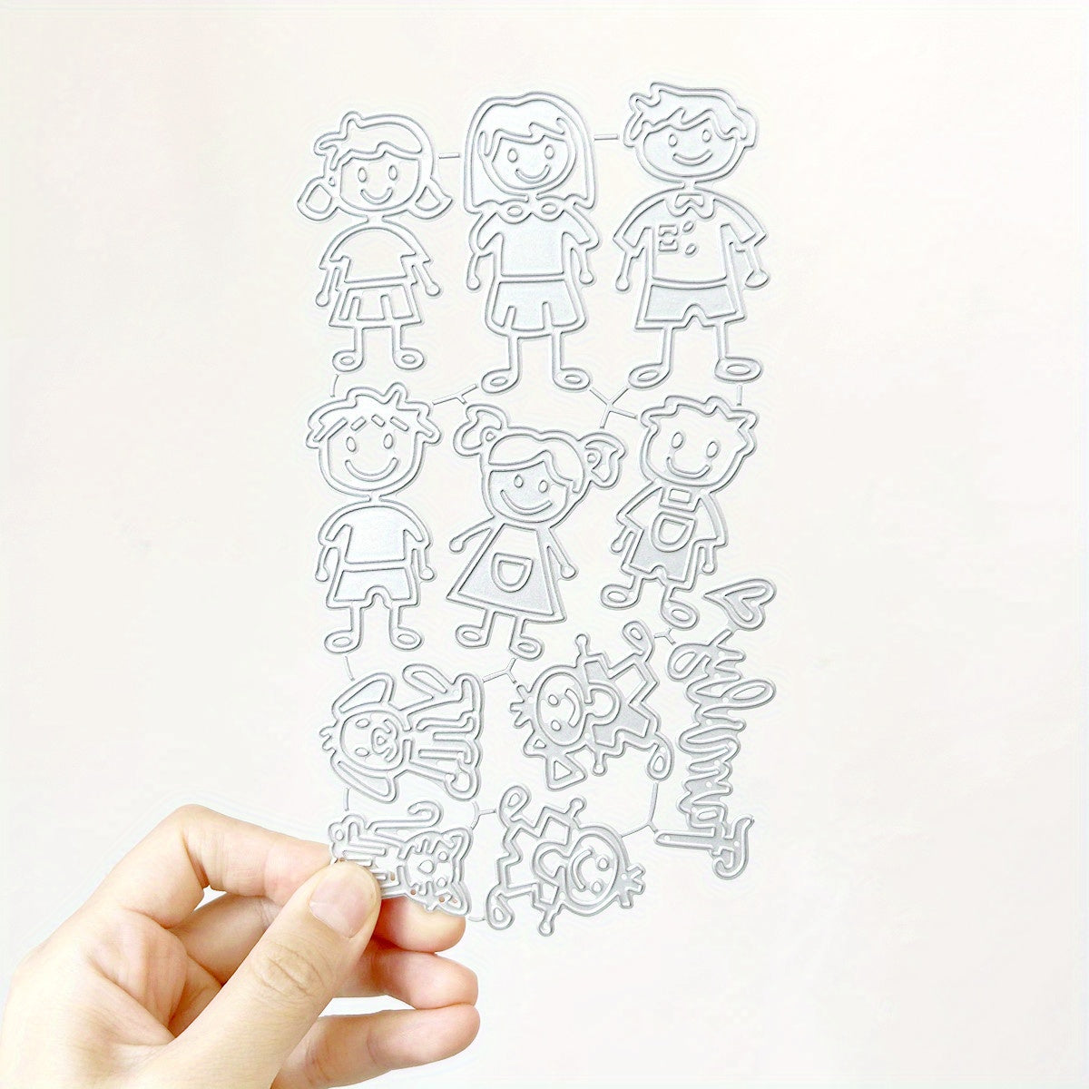 1pc Small Human Mold DIY Metal Embossing Scrapbooking Cutting Mold
