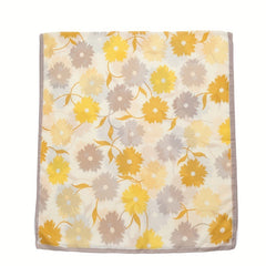 Flower Print Casual Scarf Double Shawl Windproof Warm Head Wrap