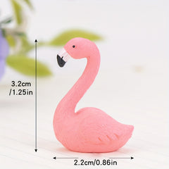 2pcs Flamingo Statues for Tropical Outdoor Decor