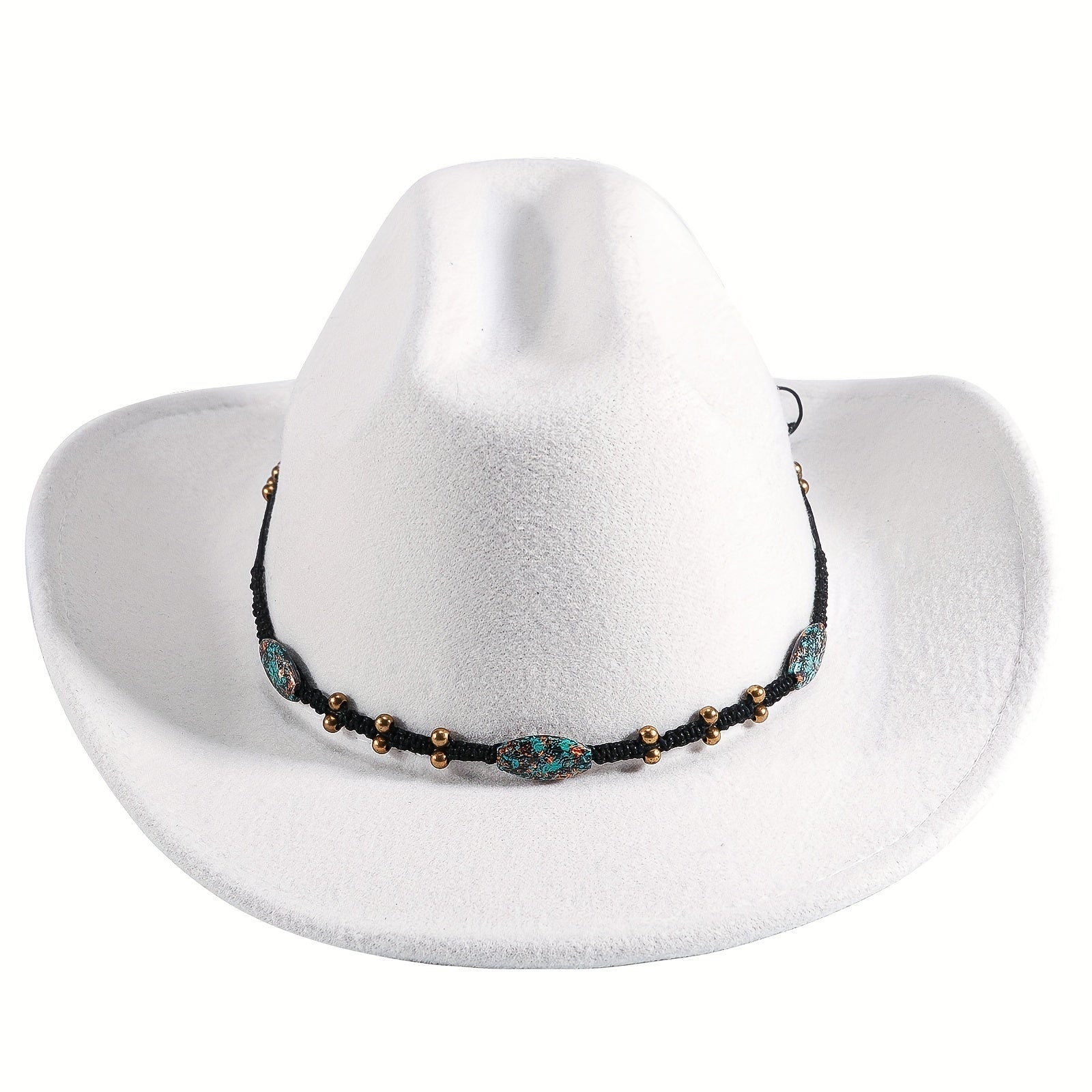 Wool Cowboy Hat Solid Sheep Felt Hat