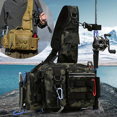 Waterproof Fishing Backpack with Multiple Compartments