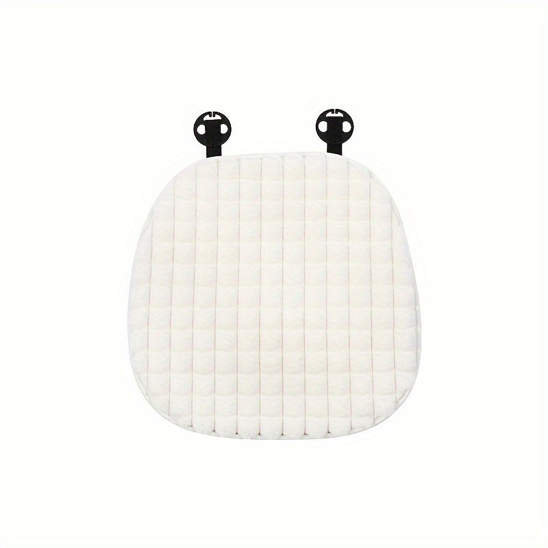 Winter Short Plush Car Seat Cover Single Seat Car Accessories