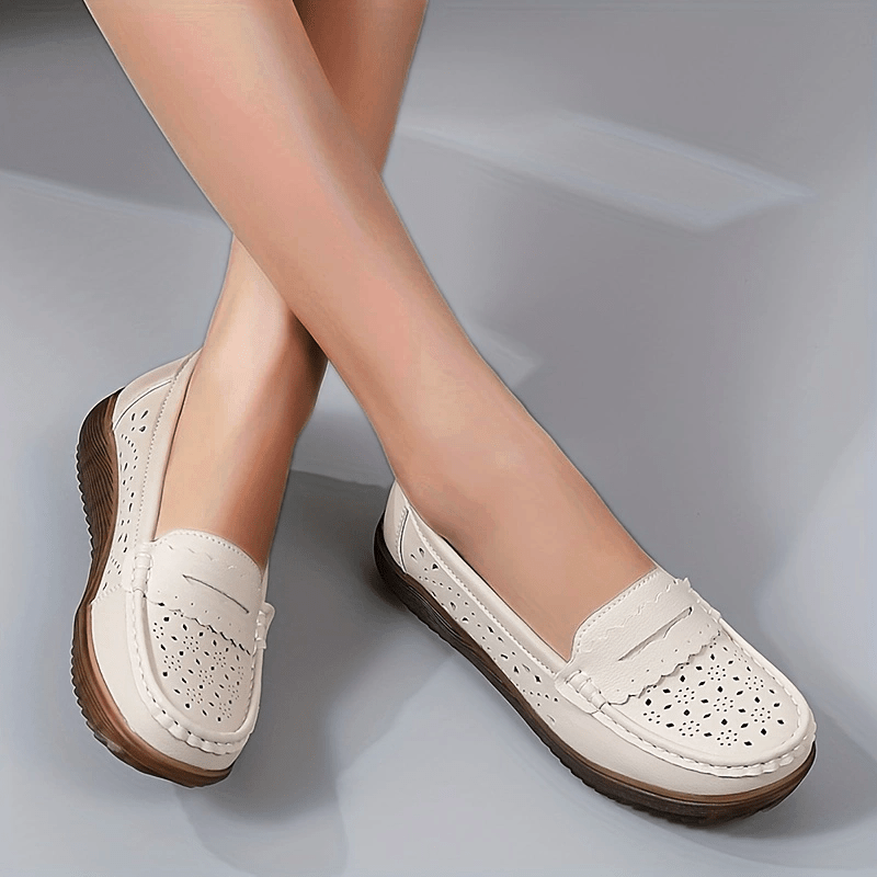 Women's Hollow Out Loafers Slip On Outdoor Shoes
