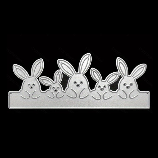 1pc Easter Cutting Dies Bunny Egg Die Happy Easter Metal Die C
