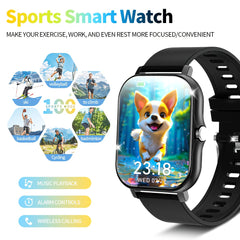 Wireless Smartwatch with Multiple Sports Modes & Camera Control