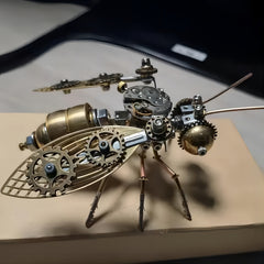 Steampunk Mechanical Bee 3D Puzzle Metal Insect Kit DIY Craft Gift