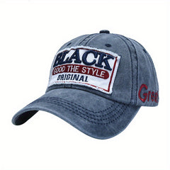 Embroidered Distressed Baseball Cap