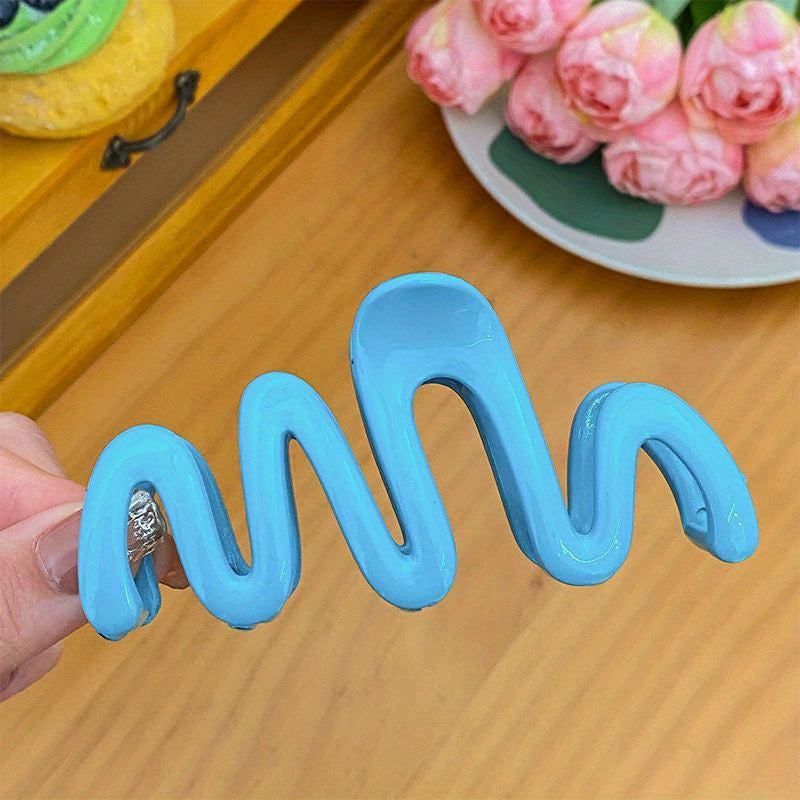 1pc S Shape Large Hair Clips for Girls