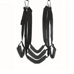 Yoga Hanging Straps w/ 4 Belts Fitness Pilates Swing
