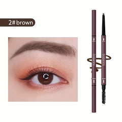 Waterproof Double Headed Eyebrow Pen Long-lasting Colorfast Slim Pencil