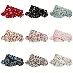 Silk Floral Necktie For Men Jacquard Woven Tie Multicoloured