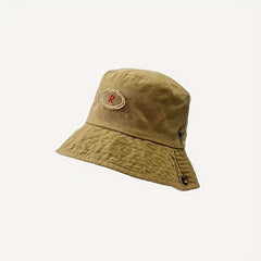 Sunshade Bucket Hat With Letter Embroidery for Men Women