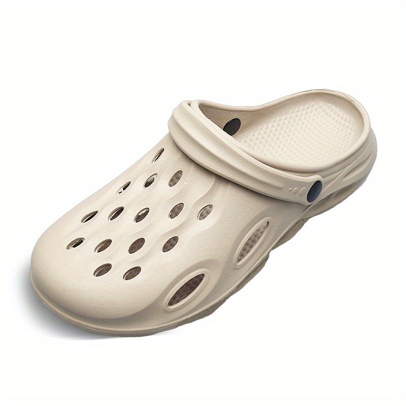 Men's Breathable Slip On Clog Sandals Casual Outdoor Walking Slippers