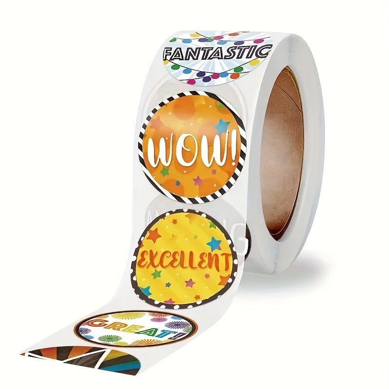 500pcs Copper Paper Stickers For Bag Decoration Sealing Handcraft Stickers