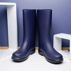 Men High Top Waterproof Rain Boots for Outdoor Walking Fishing