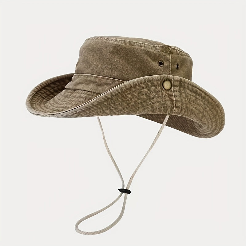 Adjustable Casual Bucket Hat For Daily Use