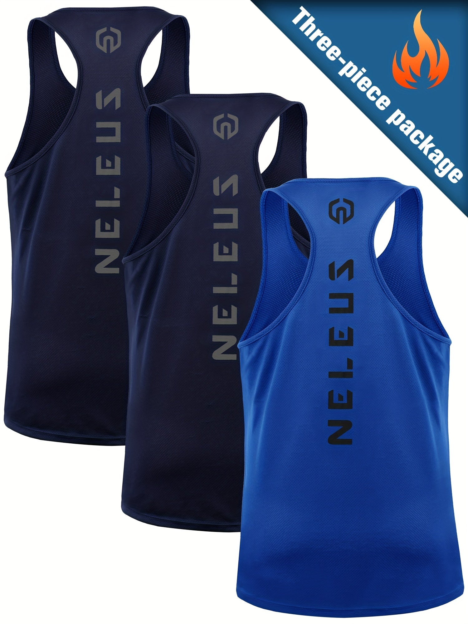 Men's Letter Print Sleeveless Shirt Athletic Quick Dry Breathable Tank Top
