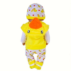 Duck Themed Outfit Set for 17-18 Inch & 43 cm Dolls