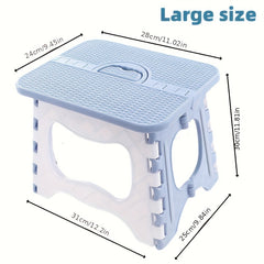Portable Folding Stools With Handle Lightweight Compact Foldable Chair