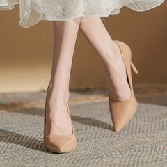 Comfortable Stiletto Heels Slip On Pumps