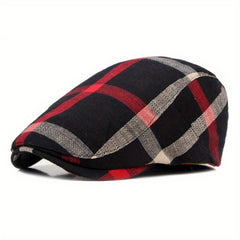 Men's Breathable Beret Hat Vintage Duckbill Cap