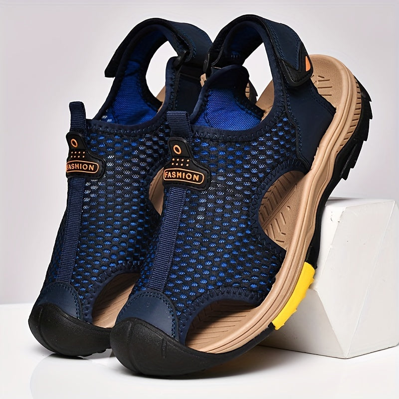 Men's Mesh Slip On Sandals Outdoor Beach Shoes