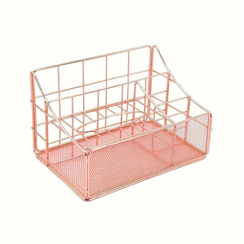 Vintage Iron Office Supplies Storage Box File Storage Rack Desktop Stationery