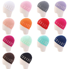 Children's Mesh Hat Hand Knitted Cotton Line Hat