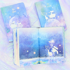 Moon Dream Star Hardcover A5 Coloring Notebook