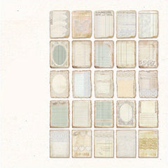 50pcs Vintage Stationery Plants Paper Collage Material